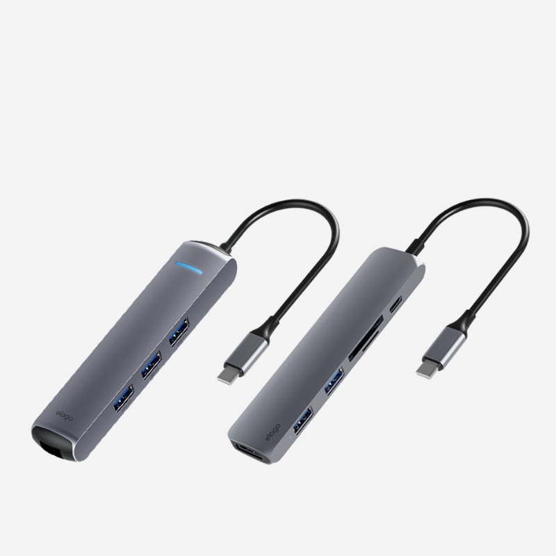 엘라고 USB-C타입 HDMI 6IN1 노트북 멀티 허브